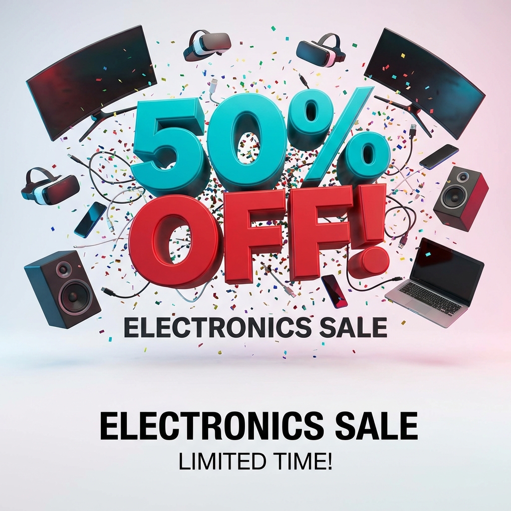 50% Off Sale